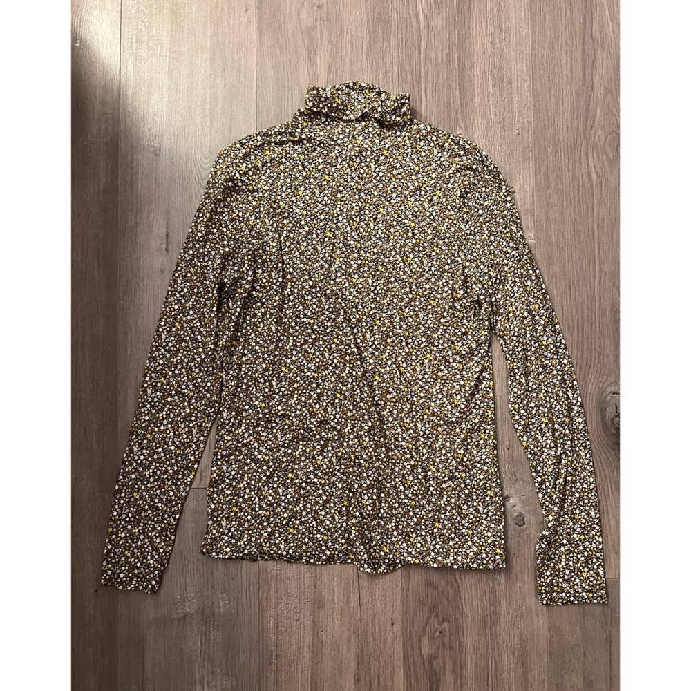 Ann Taylor Business Casual Floral Long Sleeve Shirt